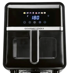 GOURMETmaxx Heißluftfritteuse 16539 schwarz Edelstahl B/H/L: ca. 25x30x36,5 cm ca. 5 l