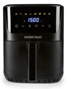 GOURMETmaxx Heißluftfritteuse schwarz Kunststoff B/H/L: ca. 39,1x33,5x28,6 cm ca. 6,5 l