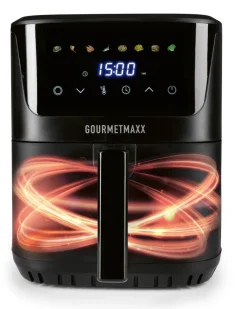 GOURMETmaxx Heißluftfritteuse schwarz Kunststoff B/H/L: ca. 39,1x33,5x28,6 cm ca. 6,5 l