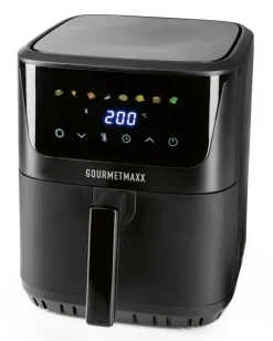 GOURMETmaxx Heißluftfritteuse schwarz Kunststoff B/H/L: ca. 39,1x33,5x28,6 cm ca. 6,5 l