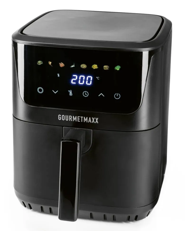 GOURMETmaxx Heißluftfritteuse schwarz Kunststoff B/H/L: ca. 39,1x33,5x28,6 cm ca. 6,5 l