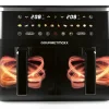 GOURMETmaxx Heißluftfritteuse schwarz Metall B/H/L: ca. 36,2x29,2x40 cm ca. 4,5 l