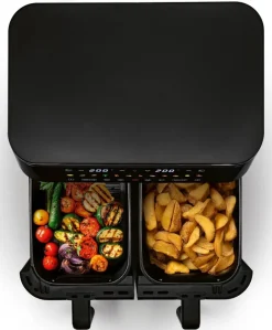 GOURMETmaxx Heißluftfritteuse schwarz Metall B/H/L: ca. 36,2x29,2x40 cm ca. 4,5 l