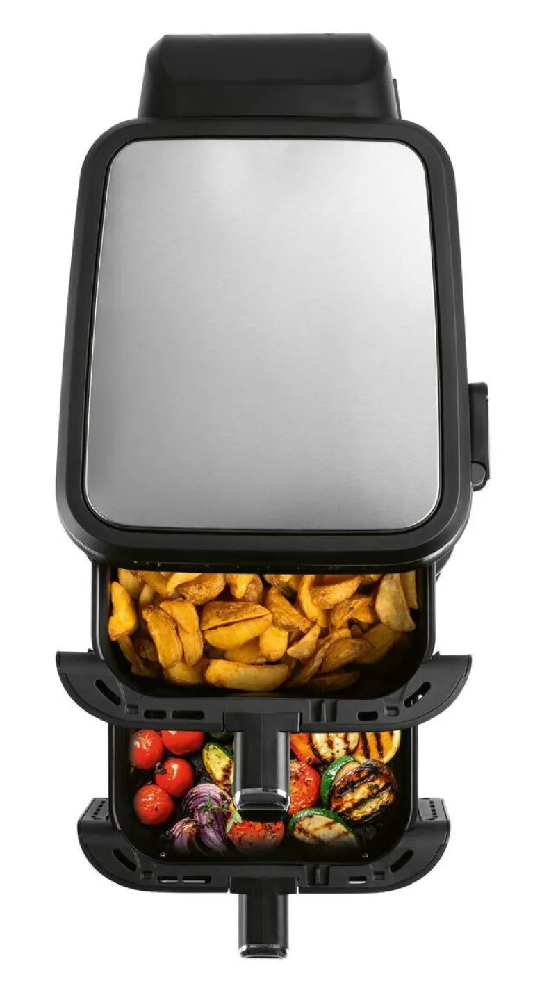 GOURMETmaxx Heißluftfritteuse schwarz Kunststoff B/H/L: ca. 28,6x35,5x44,3 cm ca. 5 l