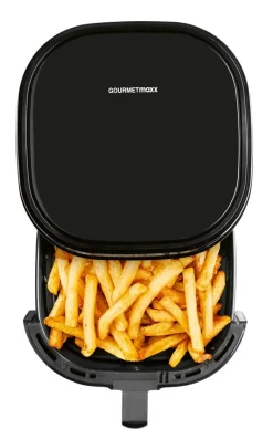 GOURMETmaxx Heißluftfritteuse 16538 schwarz Metall B/H/L: ca. 34,4x30,5x26,5 cm ca. 4,5 l
