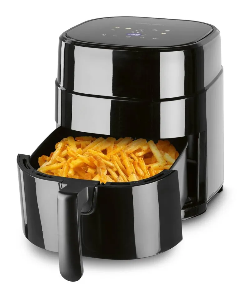 GOURMETmaxx Heißluftfritteuse 16538 schwarz Metall B/H/L: ca. 34,4x30,5x26,5 cm ca. 4,5 l