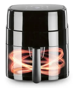 GOURMETmaxx Heißluftfritteuse 16538 schwarz Metall B/H/L: ca. 34,4x30,5x26,5 cm ca. 4,5 l