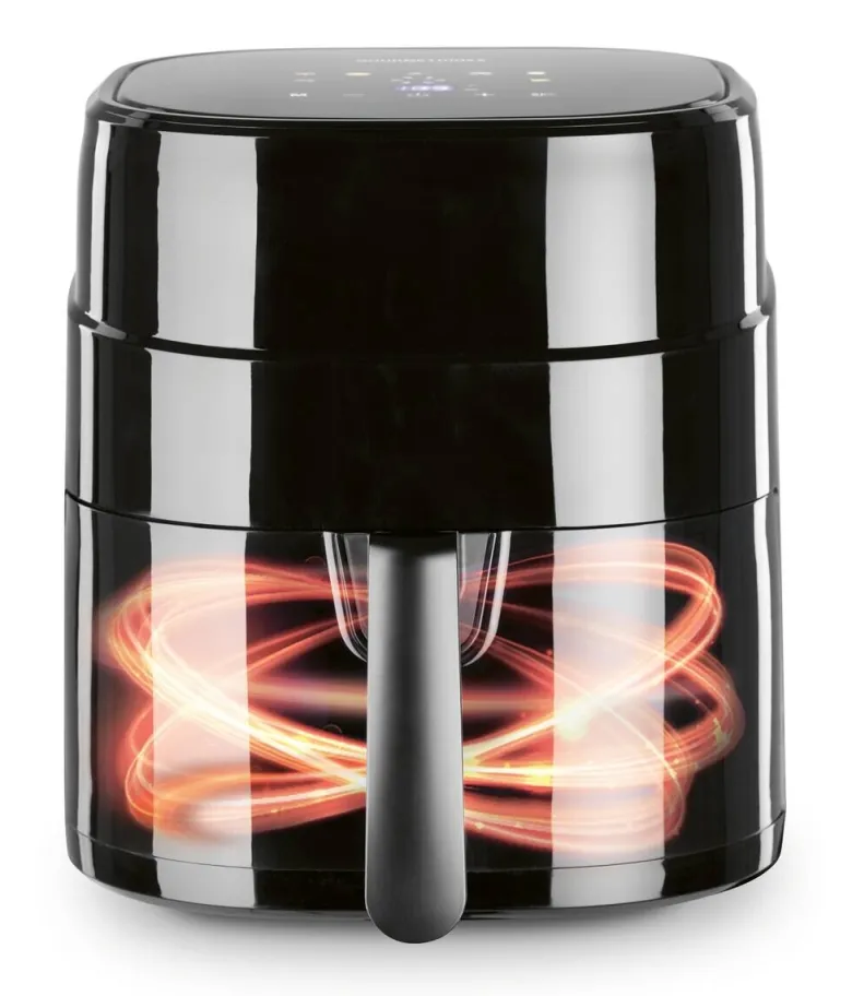 GOURMETmaxx Heißluftfritteuse 16538 schwarz Metall B/H/L: ca. 34,4x30,5x26,5 cm ca. 4,5 l