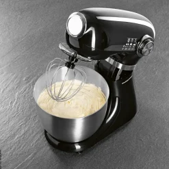 GOURMETmaxx Küchenmaschine schwarz Edelstahl B/H/L: ca. 26x38x41 cm