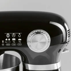 GOURMETmaxx Küchenmaschine schwarz Edelstahl B/H/L: ca. 26x38x41 cm