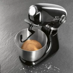 GOURMETmaxx Küchenmaschine schwarz Edelstahl B/H/L: ca. 26x38x41 cm