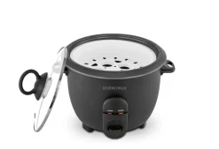 GOURMETmaxx Reiskocher schwarz B/H/L: ca. 23,9x20,4x23,9 cm