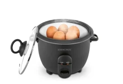 GOURMETmaxx Reiskocher schwarz B/H/L: ca. 23,9x20,4x23,9 cm