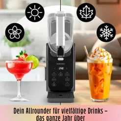 GOURMETmaxx Slushy Ice Maker 19174 schwarz Kunststoff B/H/L: ca. 23x50,5x50 cm