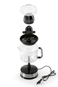GOURMETmaxx Zitruspresse schwarz Kunststoff Edelstahl B/H/L: ca. 14x21x19 cm ca. 0,7 l