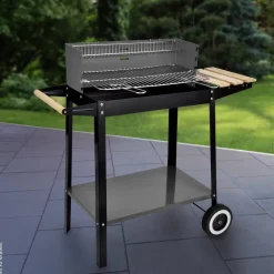 Grill Stahl B/H/L: ca. 44x83x88 cm