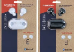 Grundig Bluetooth-Kopfhörer weiß schwarz B/H/L: ca. 3,5x7x2,8 cm