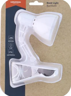Grundig Clip-Buchlicht weiß grün gelb rosa B/H/T: ca. 6x19x10,8 cm