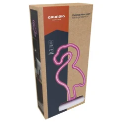 Grundig Neon-Leuchte Flamingo B/H/L: ca. 11,5x5,6x25,5 cm