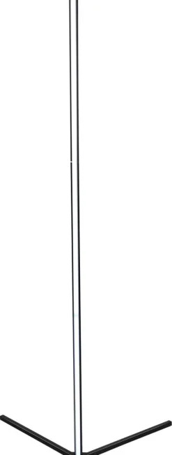 Grundig Stehlampe Eugen schwarz Metall B/H/L: ca. 30x30x140 cm