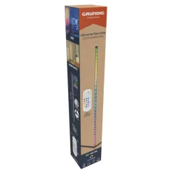 Grundig Stehlampe Eugen schwarz Metall B/H/L: ca. 30x30x140 cm