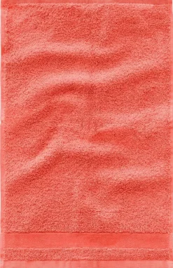 Gästetuch Miami koralle Baumwolle B/L: ca. 30x50 cm