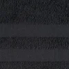 Handtuch Miami schwarz Baumwolle B/L: ca. 50x100 cm