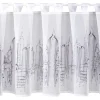 Happy Home Scheibengardine Skyline grau B/L: ca. 150x50 cm
