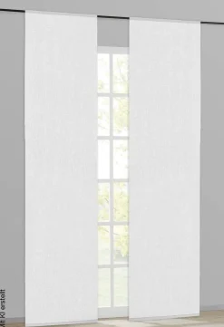Happy Home Schiebevorhang weiß B/L: ca. 60x245 cm
