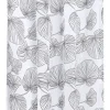 Happy Home Ösenvorhang Blätter schwarz B/L: ca. 145x245 cm