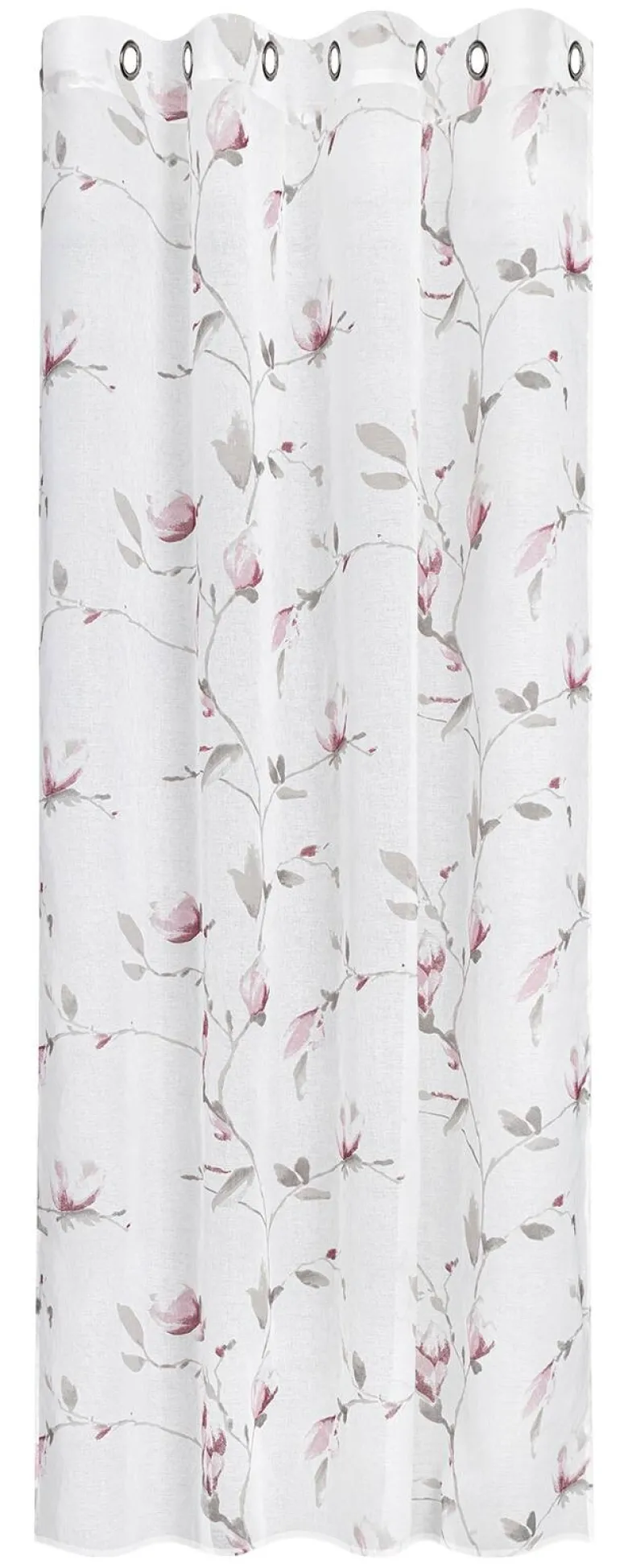 Happy Home Ösenvorhang Blumen rosa B/L: ca. 145x245 cm