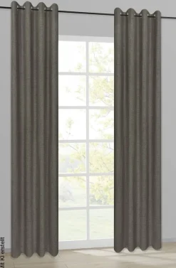 Happy Home Verdunklungsvorhang taupe B/L: ca. 140x245 cm