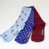 HappySocks Socken Weihnachten 3er Pack mehrfarbig Baumwolle