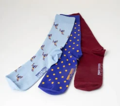 HappySocks Socken Weihnachten 3er Pack mehrfarbig Baumwolle