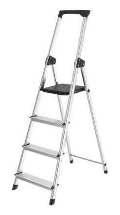 Haushaltsleiter Aluminium B/H/L: ca. 74x138x41,7 cm