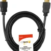 Heitech HDMI-Verbindungskabel 3,00m schwarz
