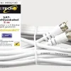 HeiTech SAT-Anschlusskabel 5,0m weiß