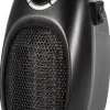 Heizlüfter WH701 schwarz Kunststoff B/H/L: ca. 12,7x16,4x9,6 cm ca. 400 W