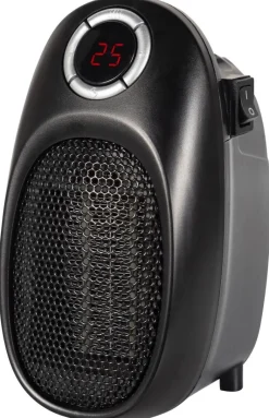 Heizlüfter WH701 schwarz Kunststoff B/H/L: ca. 12,7x16,4x9,6 cm ca. 400 W