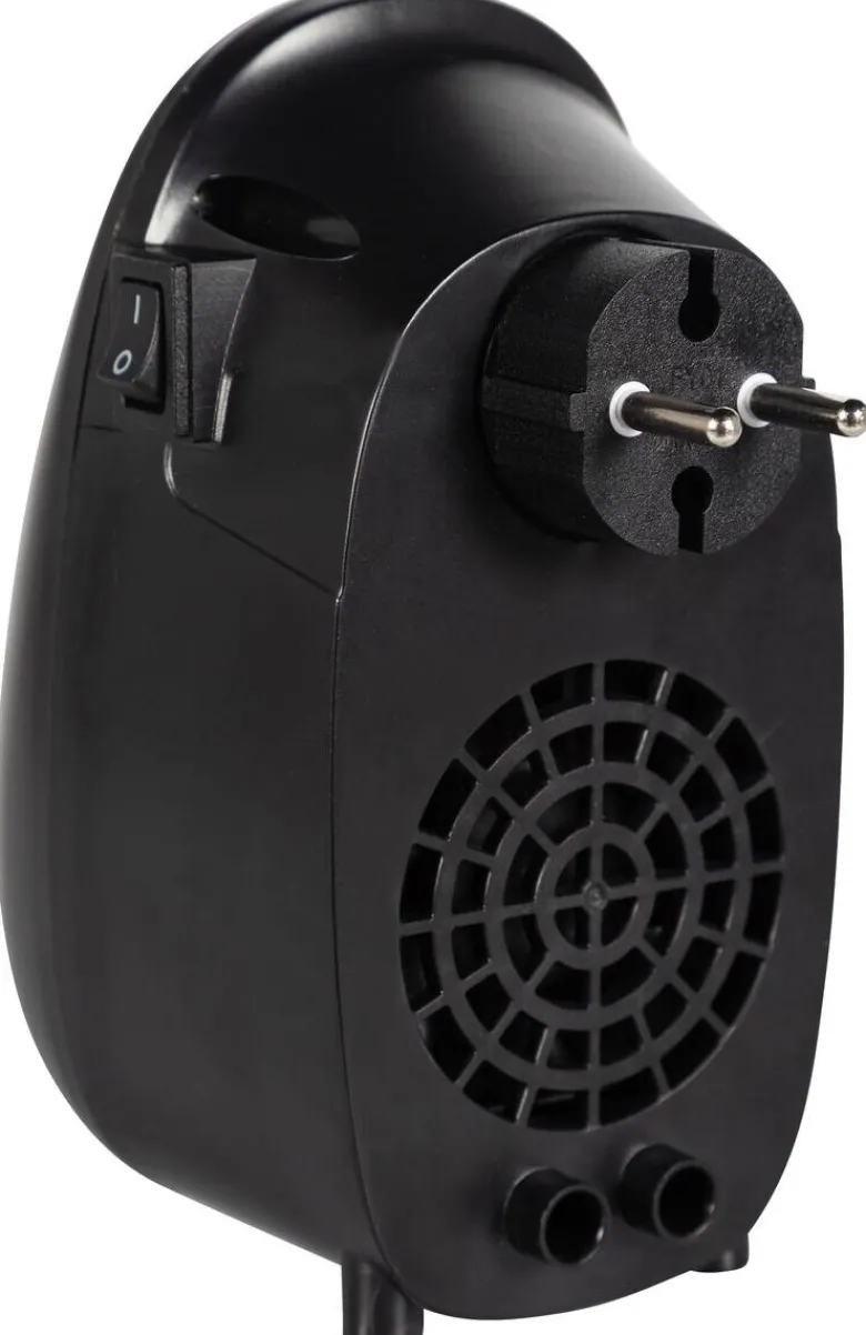 Heizlüfter WH701 schwarz Kunststoff B/H/L: ca. 12,7x16,4x9,6 cm ca. 400 W