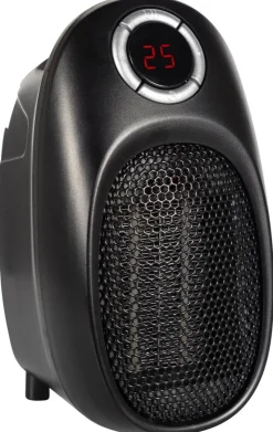 Heizlüfter WH701 schwarz Kunststoff B/H/L: ca. 12,7x16,4x9,6 cm ca. 400 W