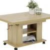 Hela Couchtisch JAKOB Eiche Artisan Holzwerkstoff B/H/T: ca. 90x51x60 cm