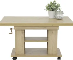 Hela Couchtisch JAKOB Eiche Artisan Holzwerkstoff B/H/T: ca. 90x51x60 cm