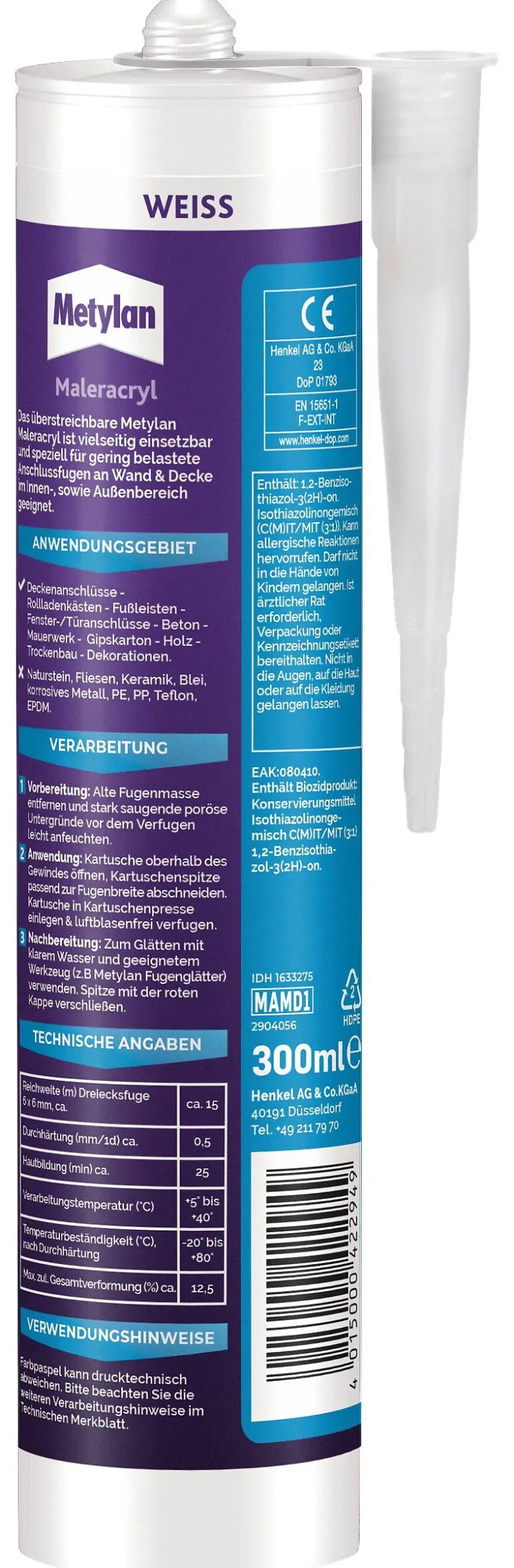 Henkel Metylan Acryl ca. 0,3 l
