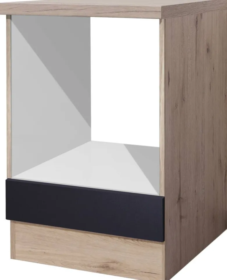 Herdumbauschrank Elva anthrazit B/H/T: ca. 60x86x60 cm
