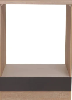 Herdumbauschrank Merle grau B/H/T: ca. 60x85x60 cm