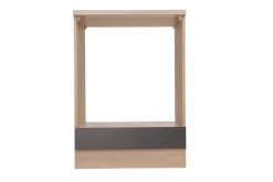 Herdumbauschrank Merle grau B/H/T: ca. 60x85x60 cm