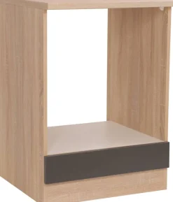 Herdumbauschrank Merle grau B/H/T: ca. 60x85x60 cm