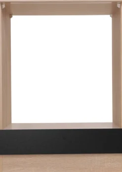 Herdumbauschrank Merle schwarz B/H/T: ca. 60x85x60 cm