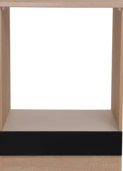 Herdumbauschrank Merle schwarz B/H/T: ca. 60x85x60 cm